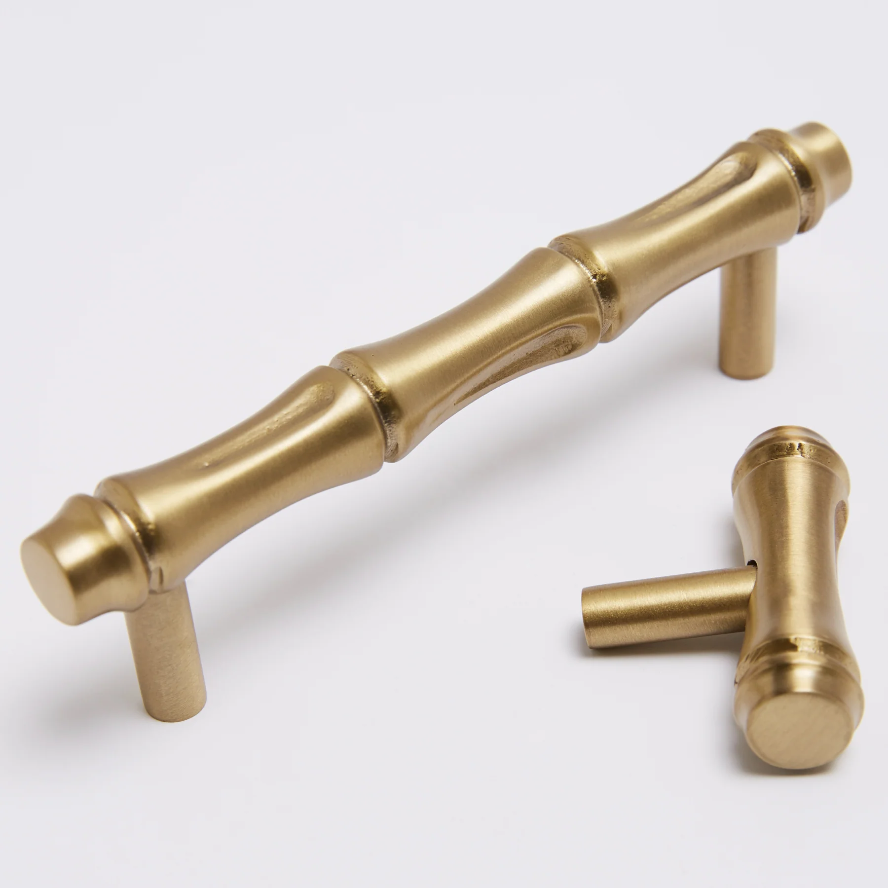 Bamboo Handle - Burnished Brass - Image 3