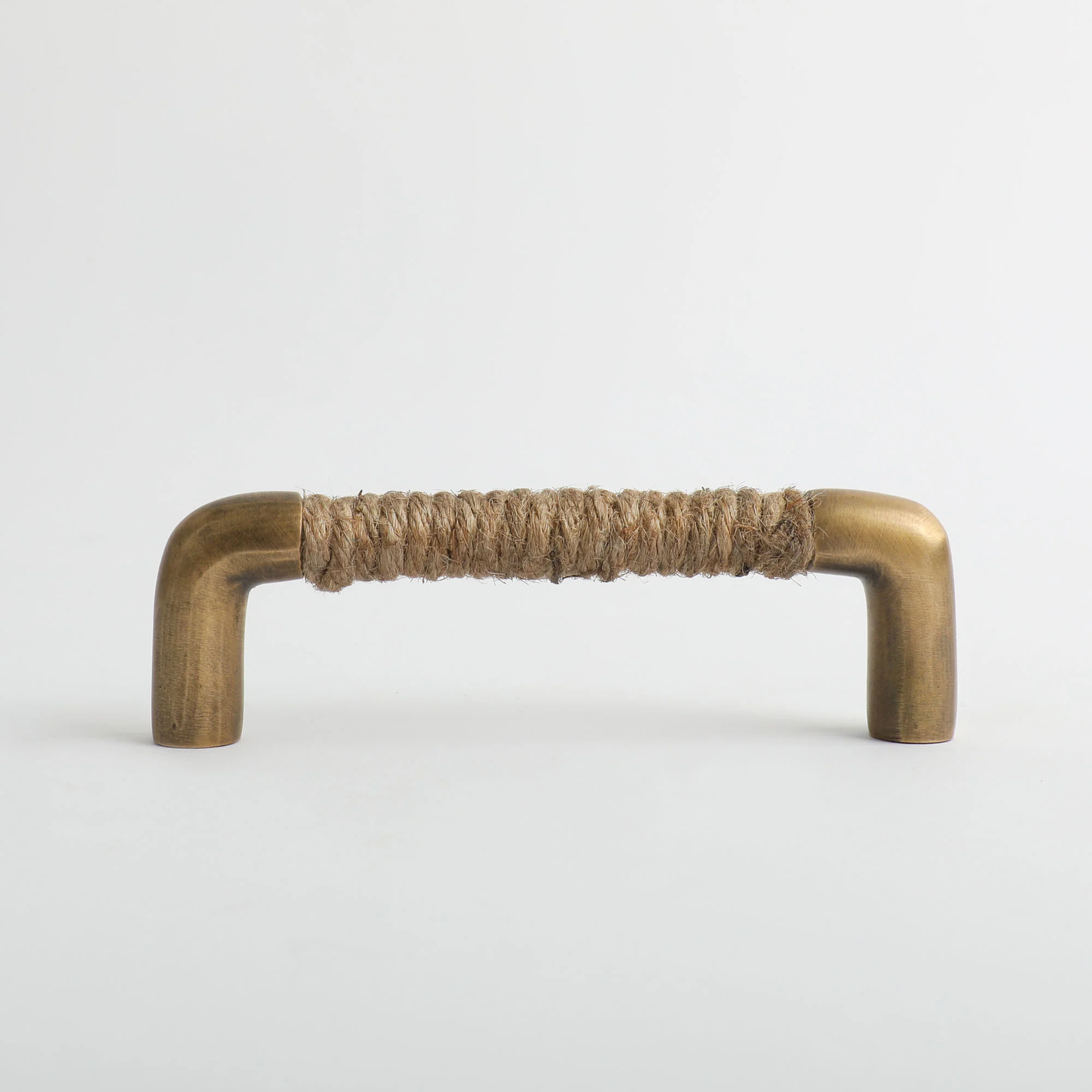 Rope Handle - Jute with Acid Washed Brass - Image 3