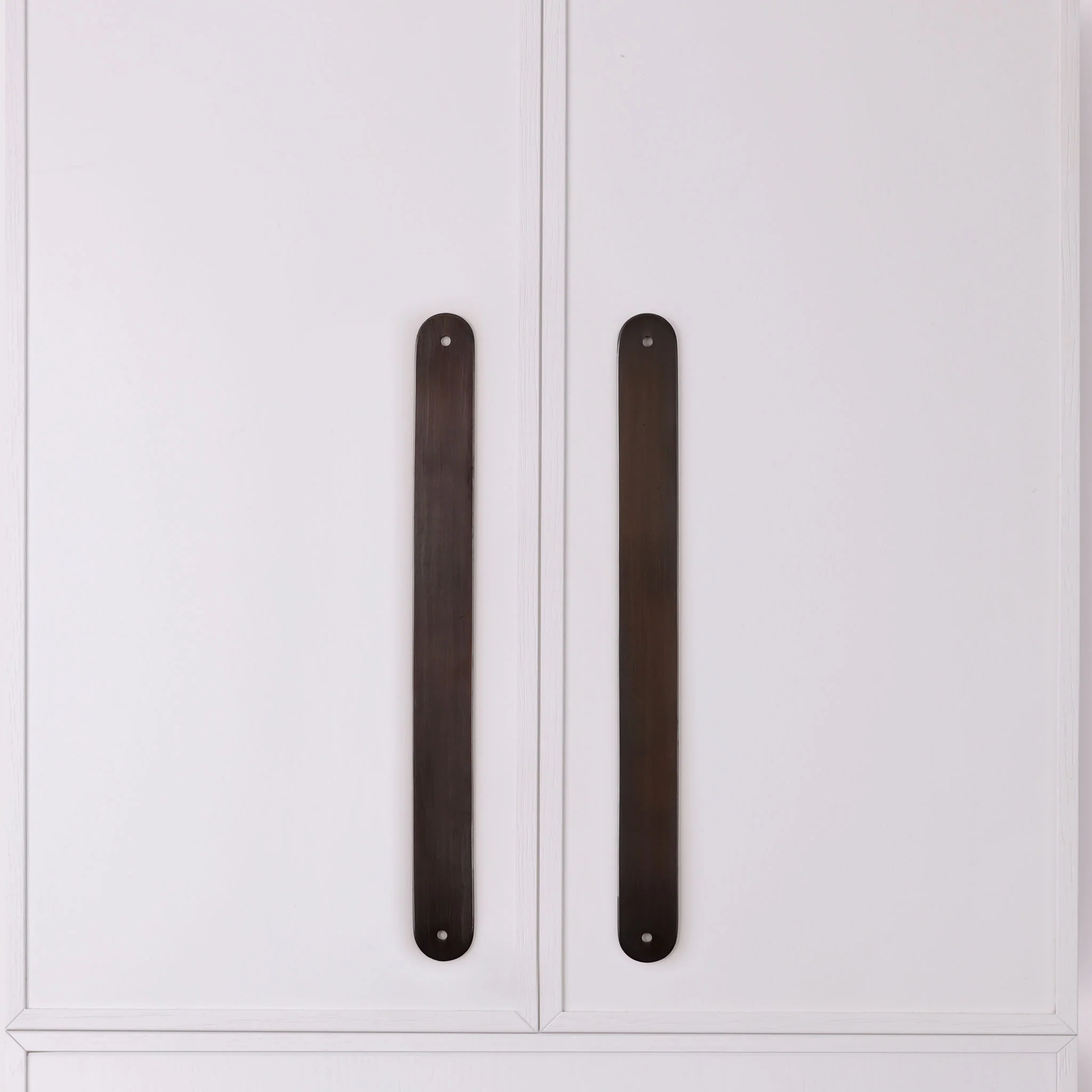 Curved Appliance Pull Backplate - Antique Bronze - Image 3