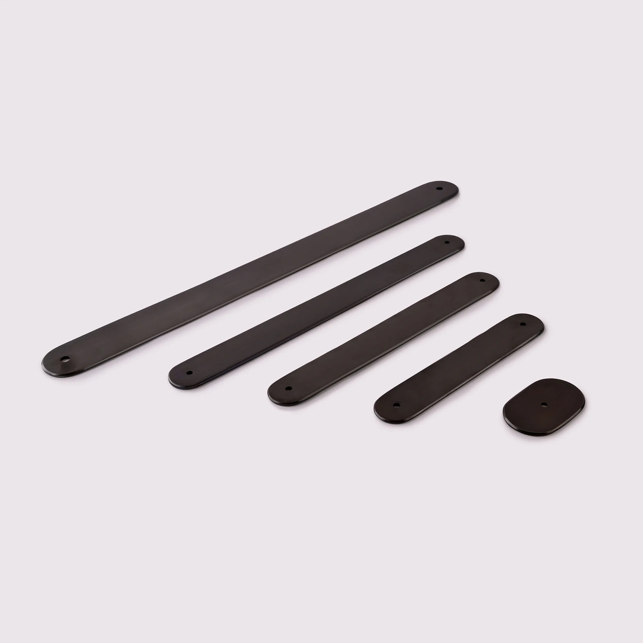 Curved Appliance Pull Backplate - Antique Bronze - Image 4