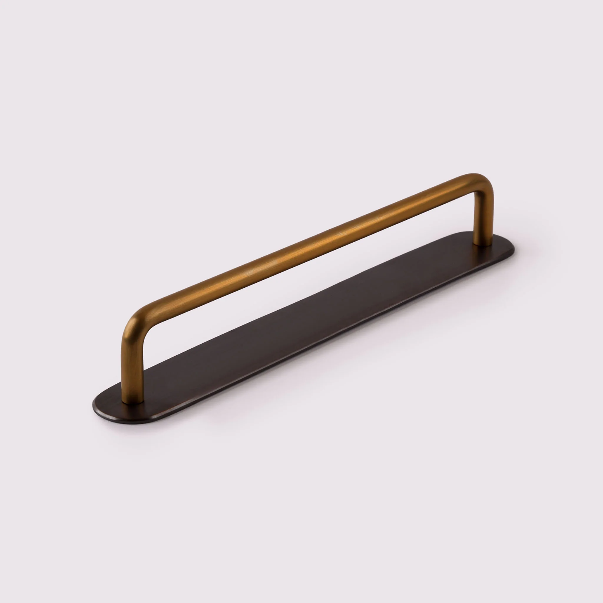 Curved Handle Backplate - Antique Bronze - Image 3