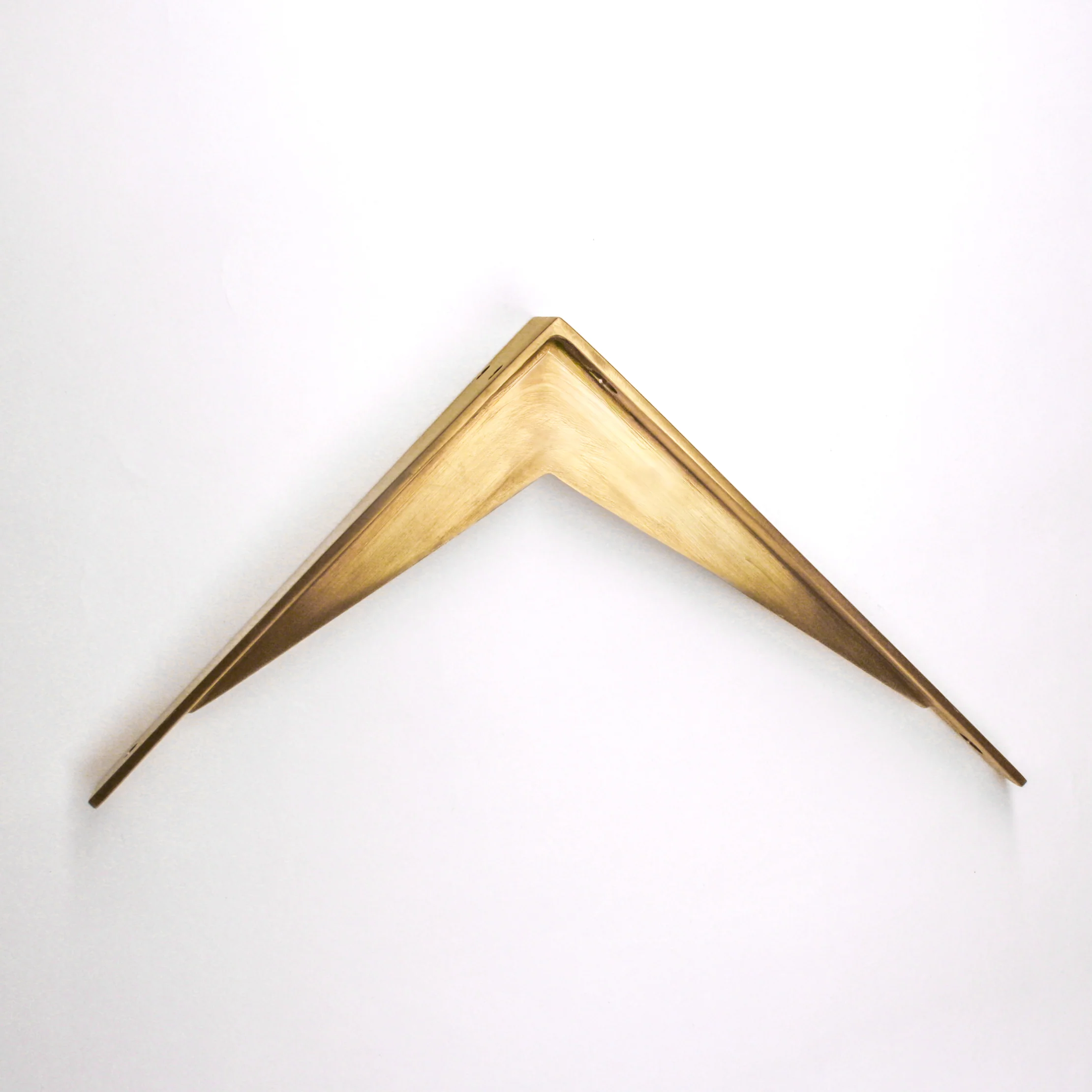 Shelf Bracket - Acid Washed Brass - Image 3