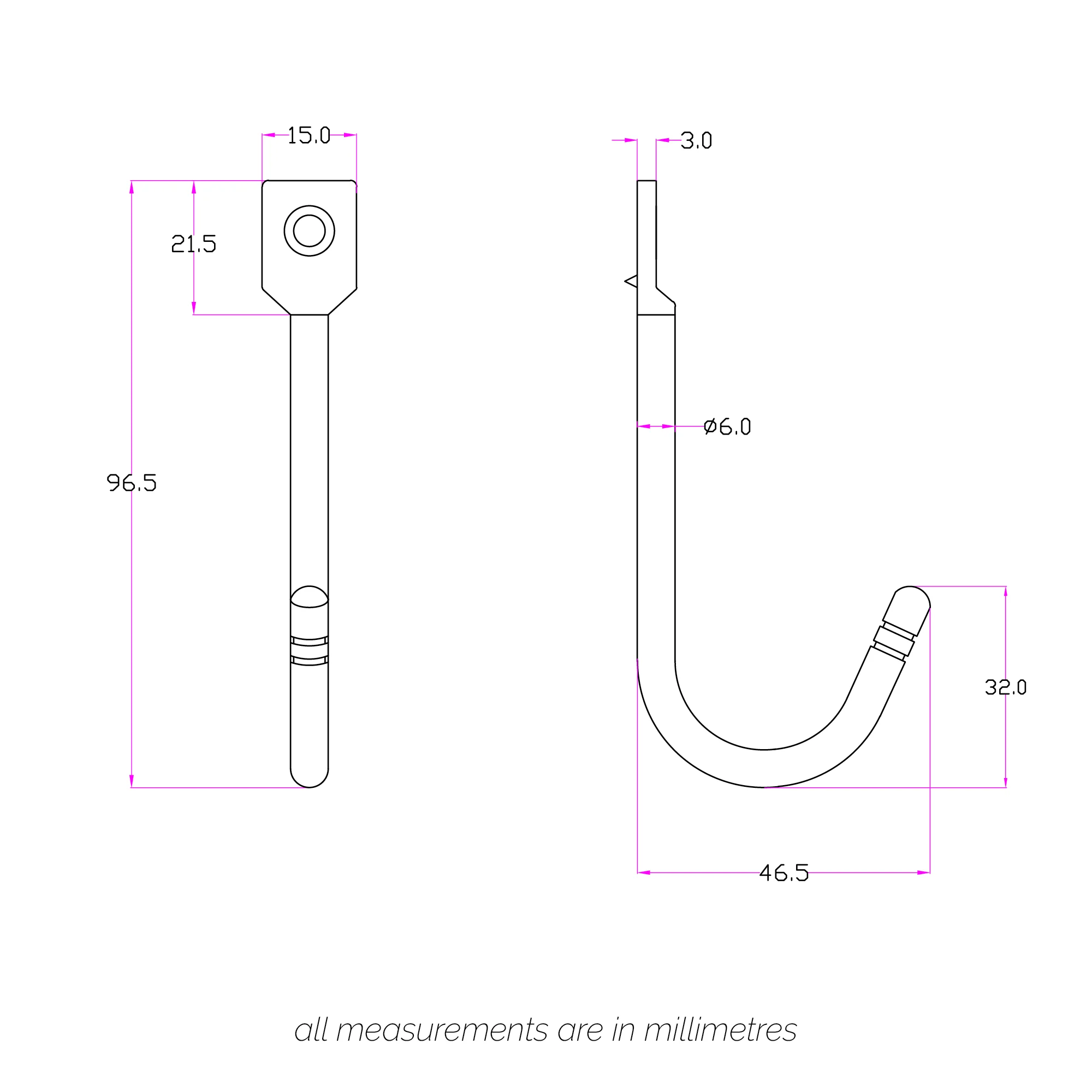Sydney Hook - Satin Nickel - Image 3