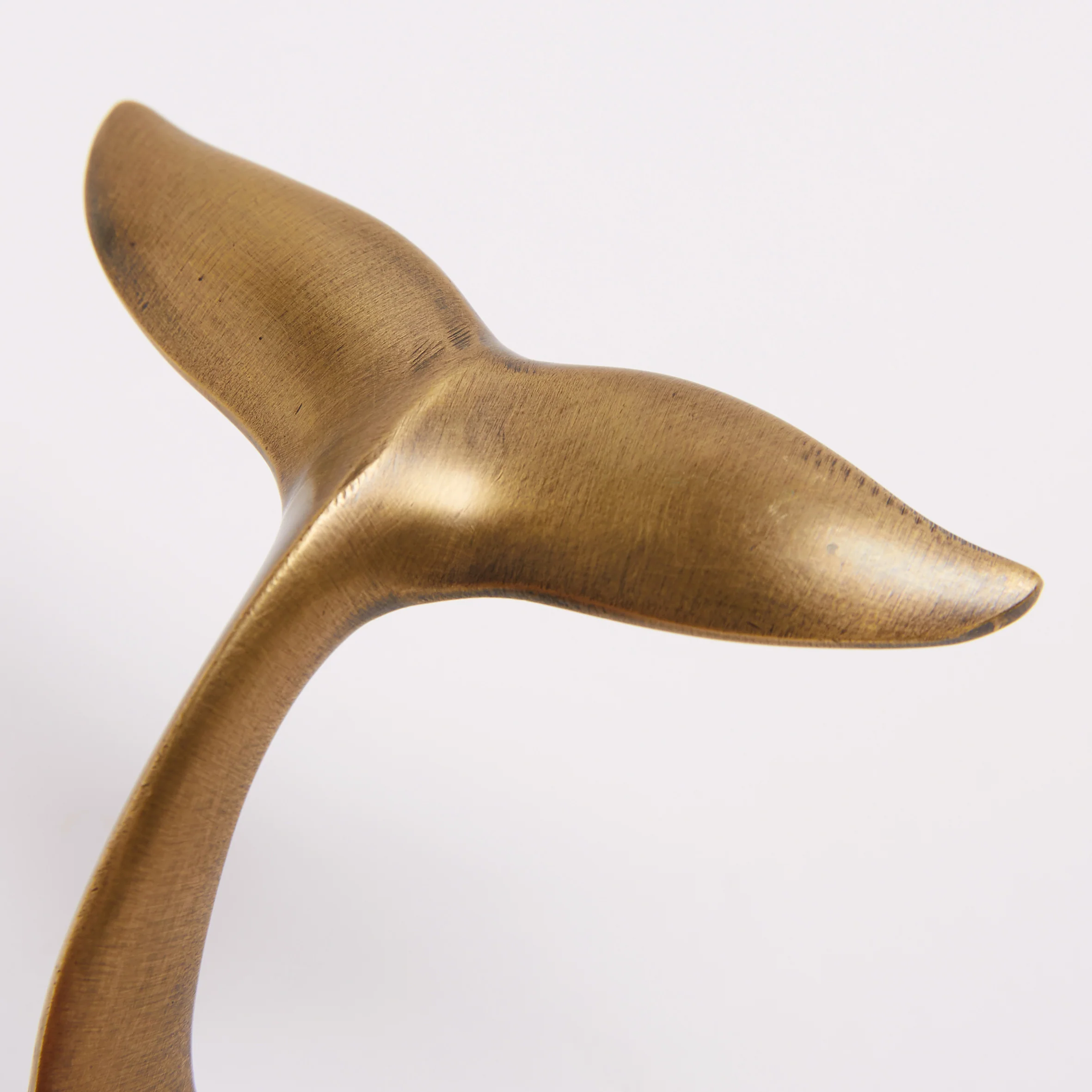 Whale Tail Hook - Acid Washed Brass - Image 3